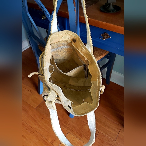 Real Deal Brazil Olinda Tote Bag Made From Recycled Canvas, Each One Is Original - Picture 5 of 8